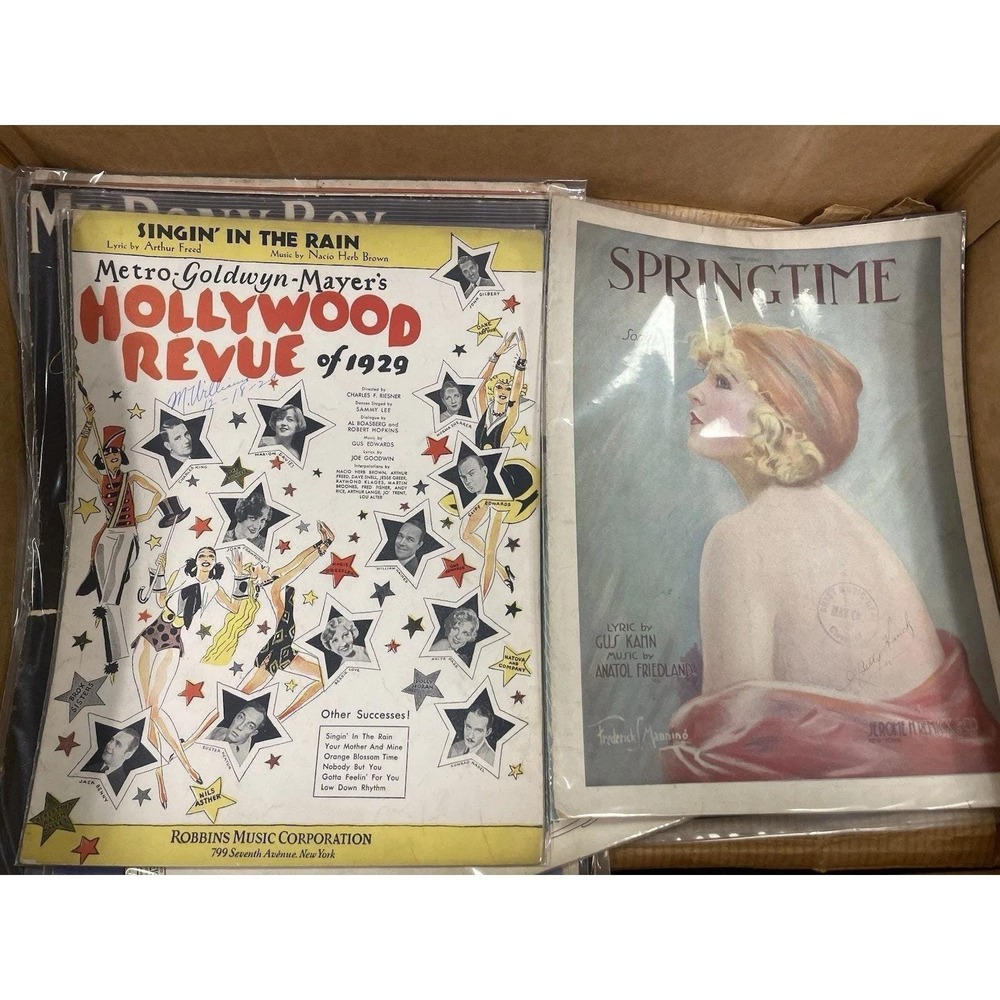 Lot of Vintage Sheet Music 1920s-1940s ~ 500 Pieces Very Nice
